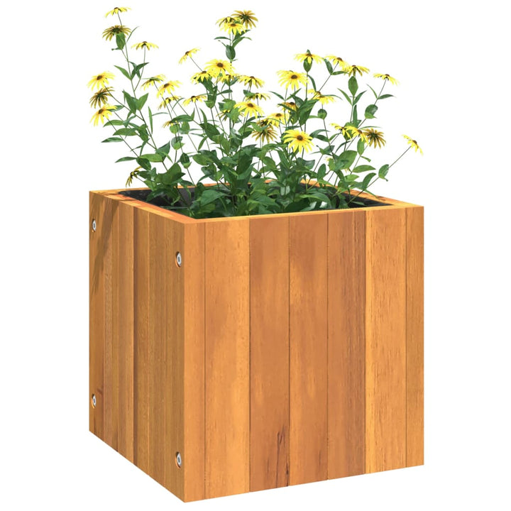 plantekasse 25x25x25 cm massivt akacietræ