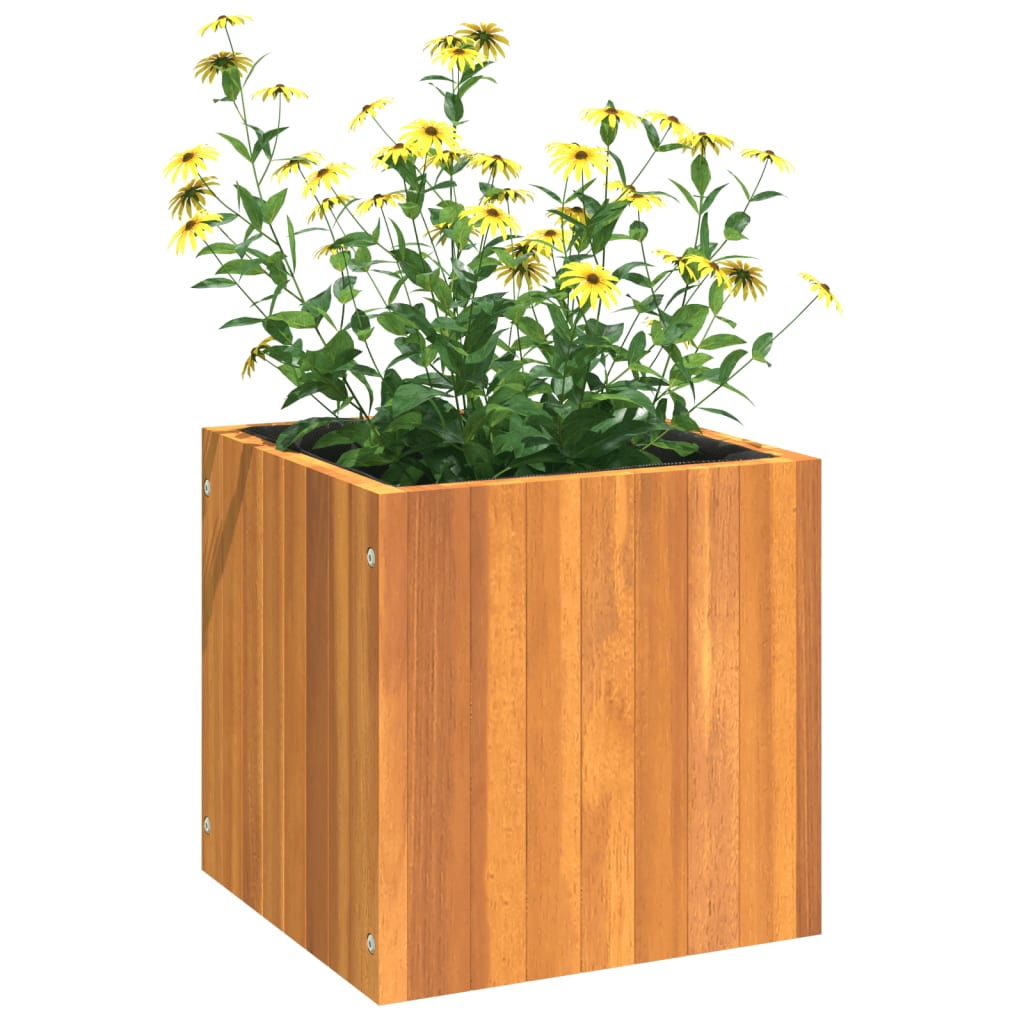plantekasse 35x35x35 cm massivt akacietræ