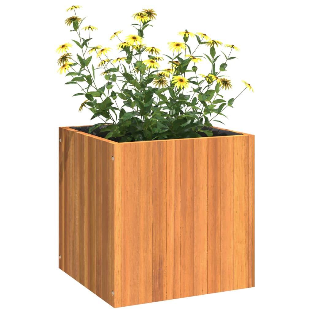 plantekasse 45x45x45 cm massivt akacietræ