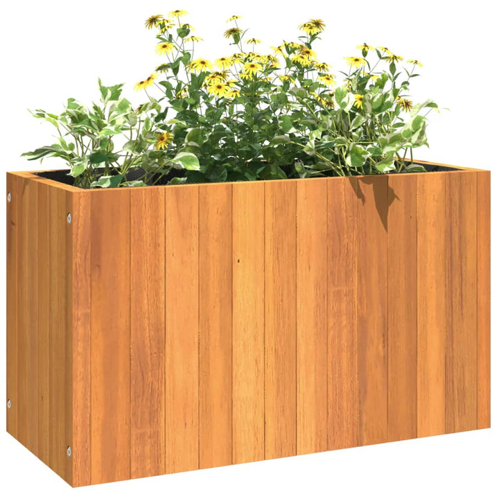 plantekasse 59x27,5x35 cm massivt akacietræ