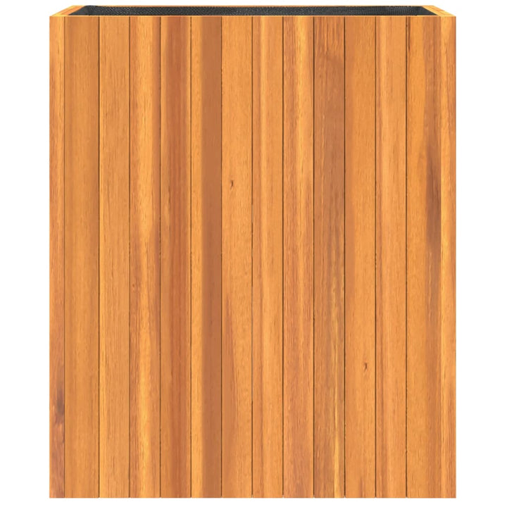 plantekasse 59x27,5x70 cm massivt akacietræ