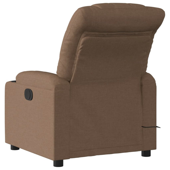 massagestol stof brun