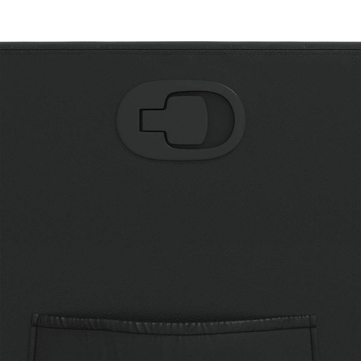 lænestol kunstlæder sort