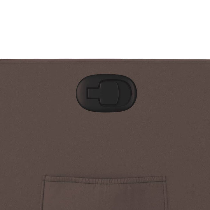 lænestol kunstlæder brun