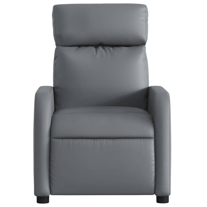 massagestol kunstlæder grå