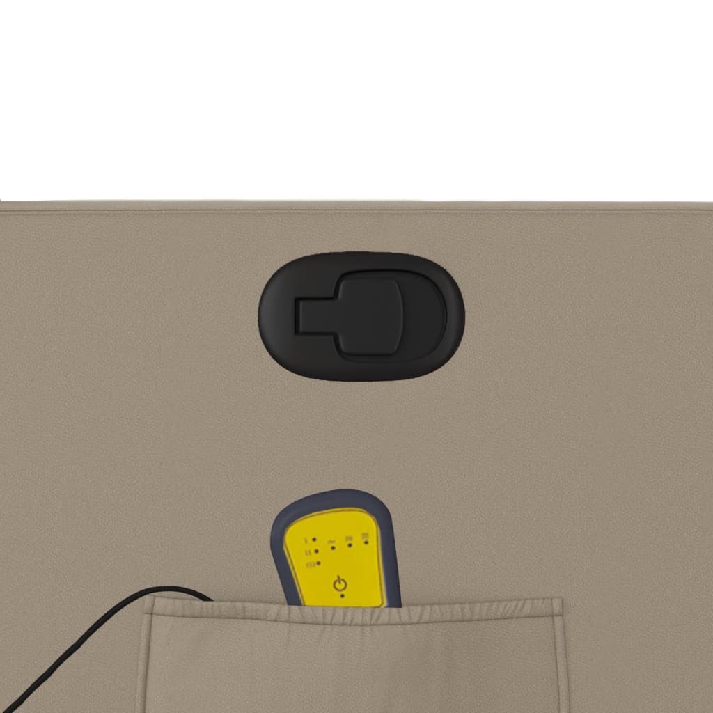 massagestol kunstlæder cappuccino