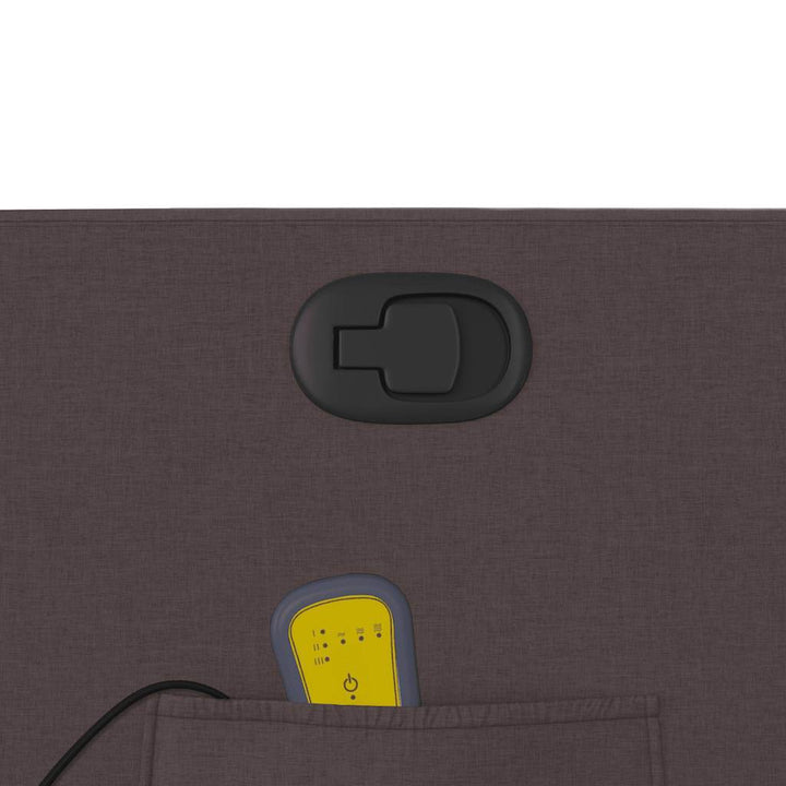 massagestol stof mørkebrun