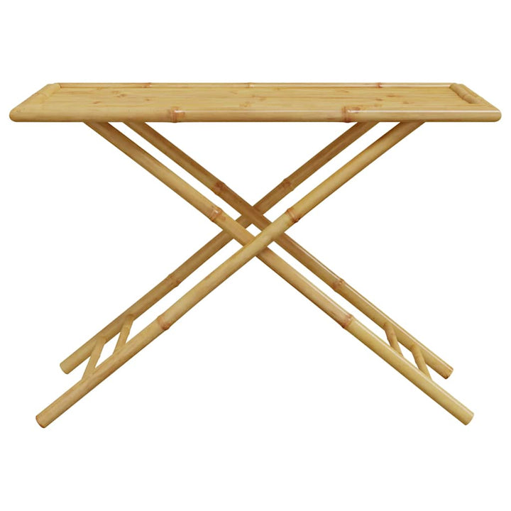 foldbart havebord 110x55x75 cm bambus