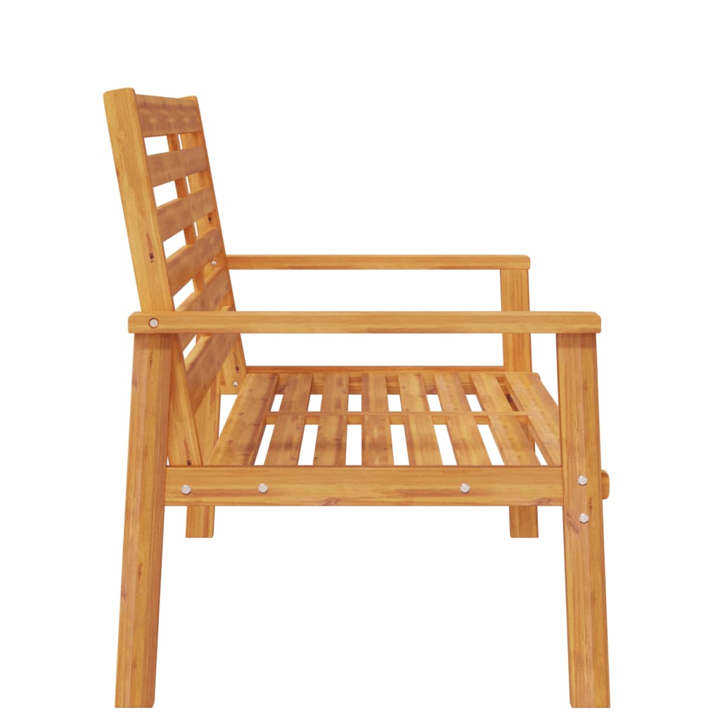 havebænk 120 cm massivt akacietræ