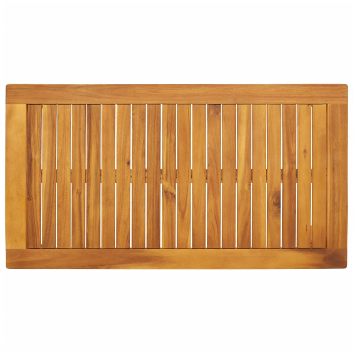 havebord 100x55x45 cm massivt akacietræ