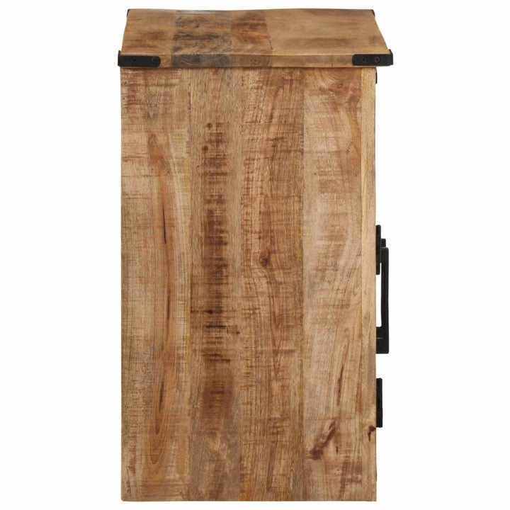 skænk med 2 skuffer 55x35x60 cm massivt mangotræ