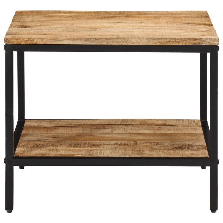 sofabord 55x55x45 cm massivt ru mangotræ