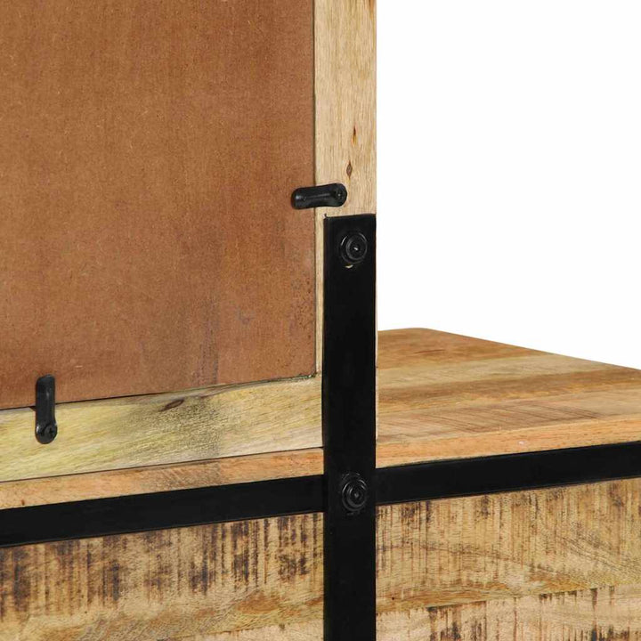 Klædeskab med skuffe Brun 100 x 40 x 120 cm Massivt mangotræ