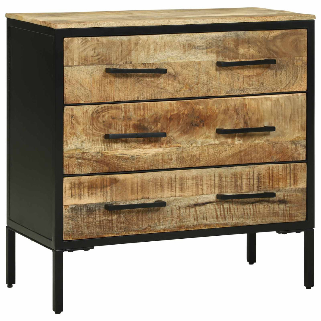 Sideboard med skuffe 70 x 35 x 70 cm Massivt mangotræ