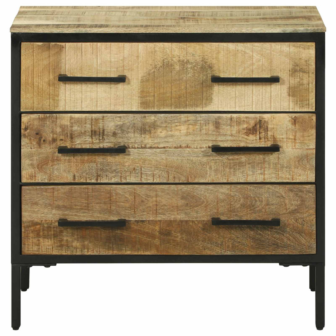 Sideboard med skuffe 70 x 35 x 70 cm Massivt mangotræ