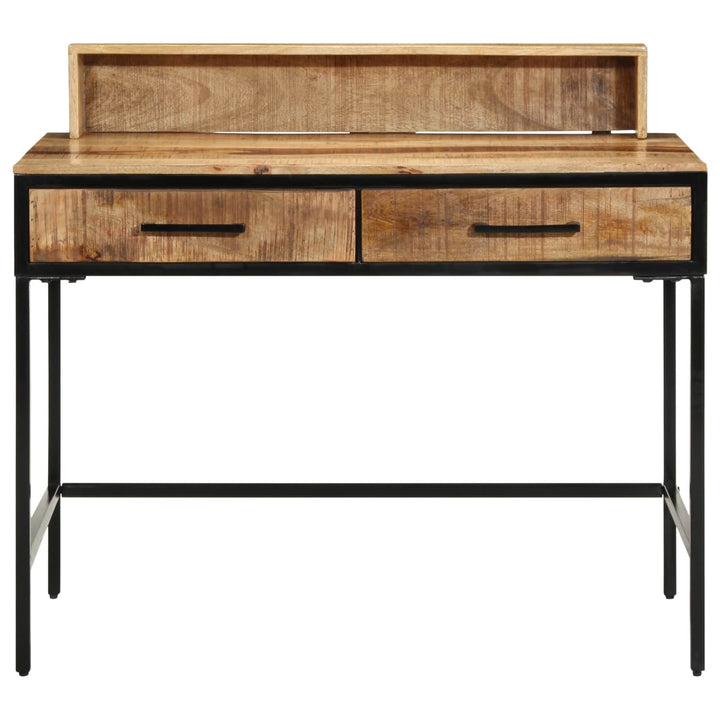 Konsolbord Brun 100 x 55 x 89,5 cm Massiv mango træ og metal