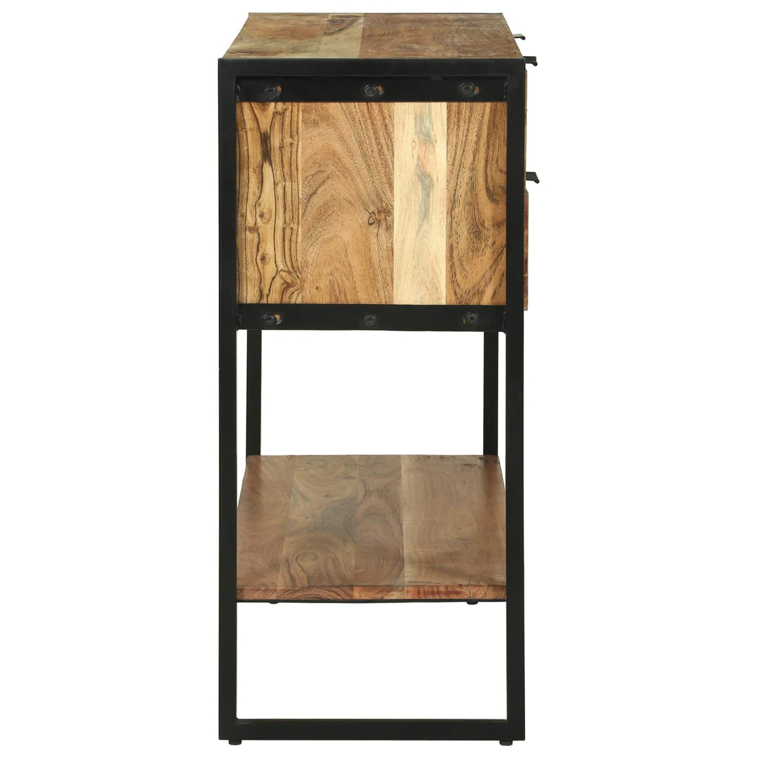 Konsolbord med skuffe Brun 90 x 35 x 80 cm Massivt Akacietræ