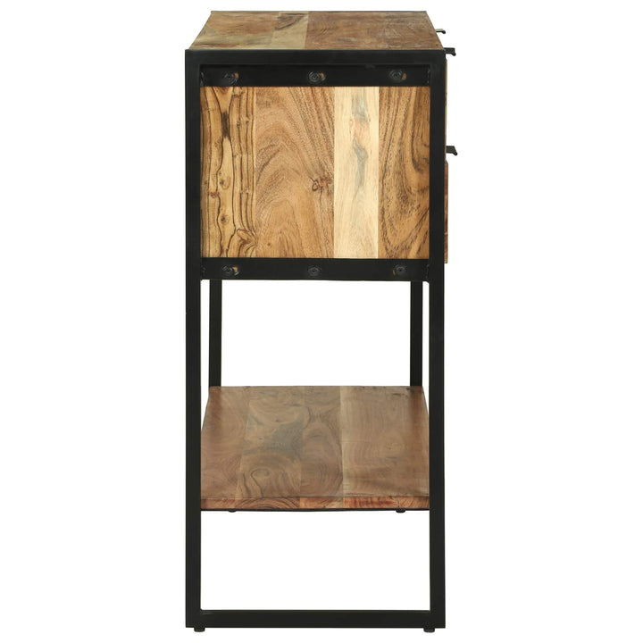 Konsolbord med skuffe Brun 90 x 35 x 80 cm Massivt Akacietræ