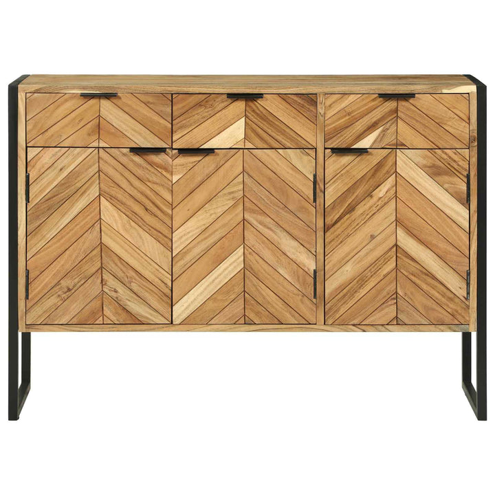Sideboard 100 x 30 x 75 cm Massivt akacietræ