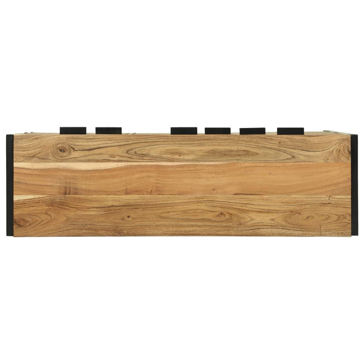 Sideboard 100 x 30 x 75 cm Massivt akacietræ