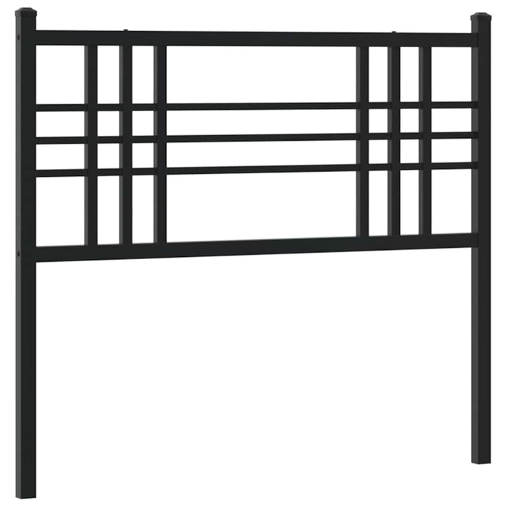 udskiftningsgavl 100 cm metal sort