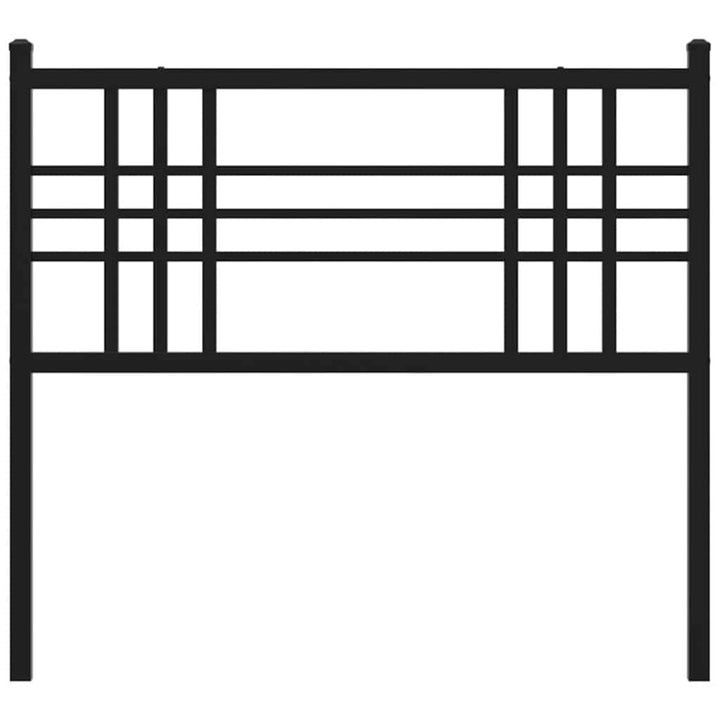 udskiftningsgavl 100 cm metal sort