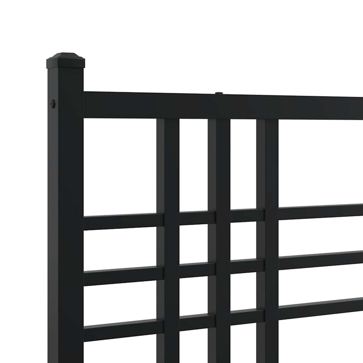 udskiftningsgavl 100 cm metal sort