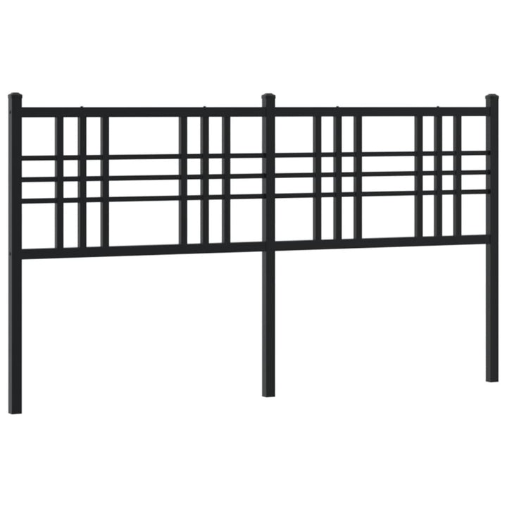 udskiftningsgavl 160 cm metal sort