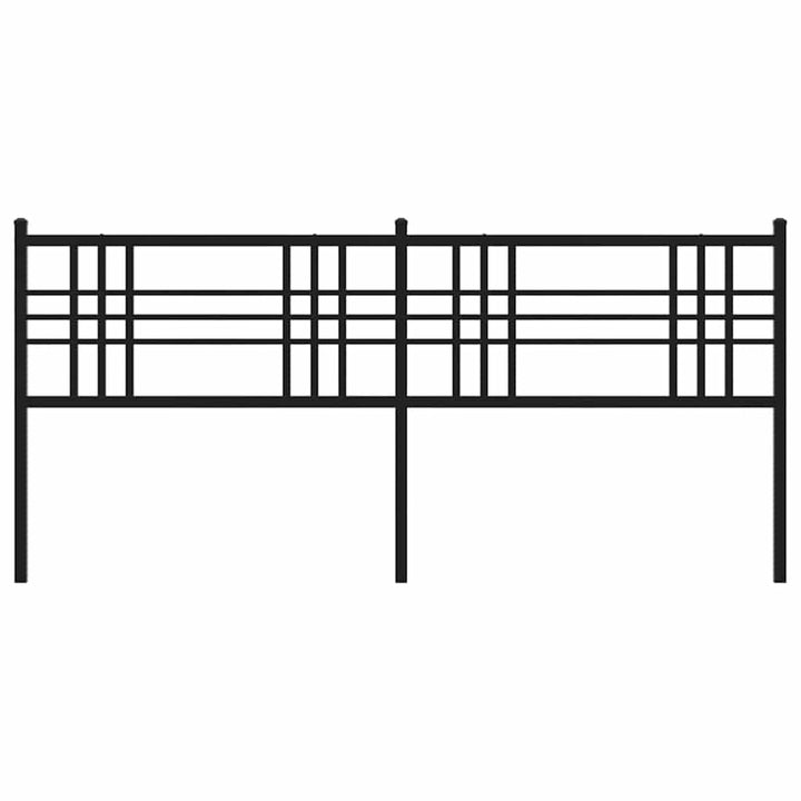 udskiftningsgavl 193 cm metal sort