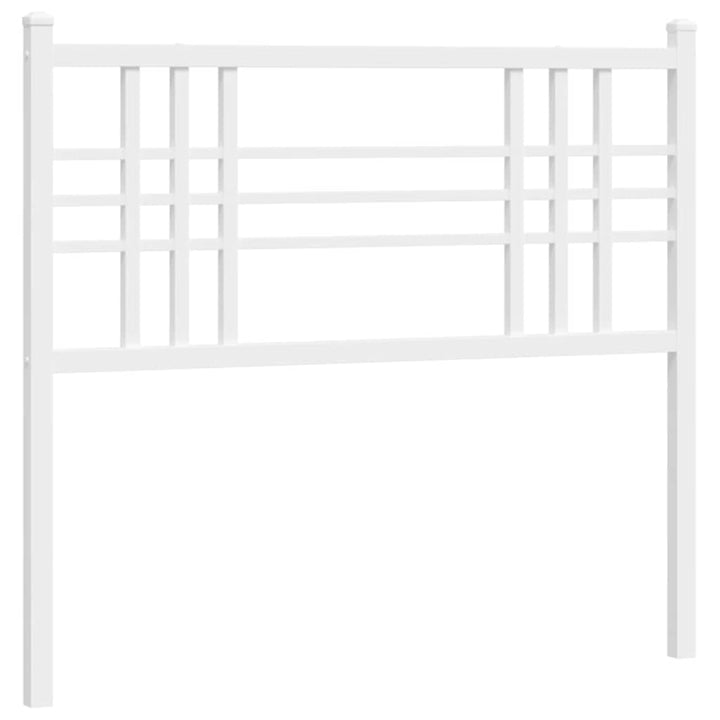 udskiftningsgavl 100 cm metal hvid