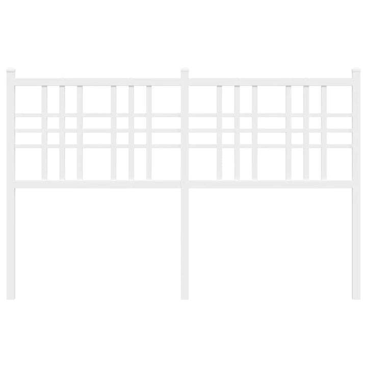 udskiftningsgavl 120 cm metal hvid