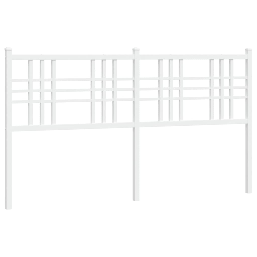 udskiftningsgavl 160 cm metal hvid