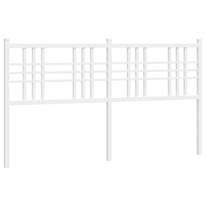 udskiftningsgavl 160 cm metal hvid
