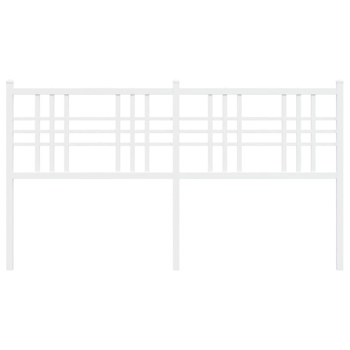 udskiftningsgavl 160 cm metal hvid