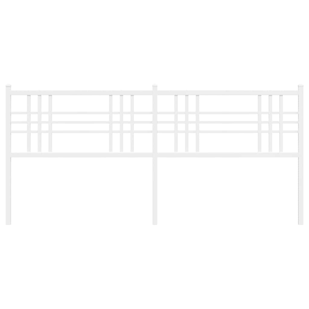udskiftningsgavl 180 cm metal hvid