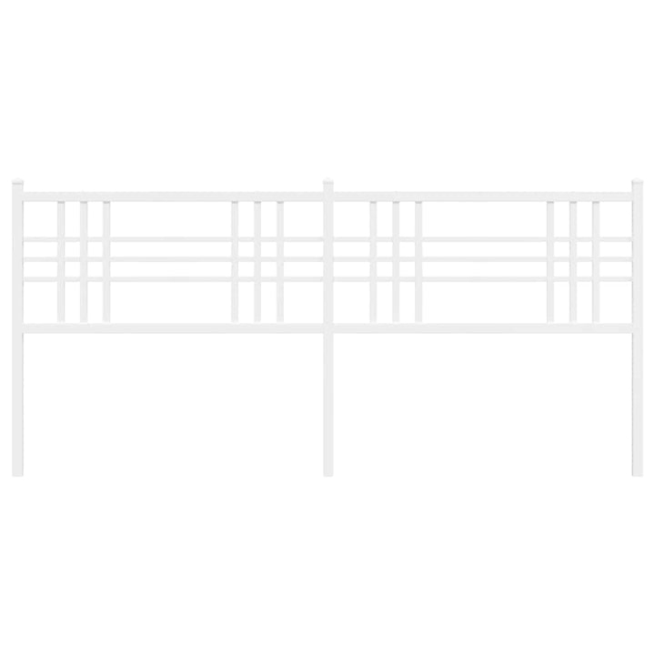 udskiftningsgavl 193 cm metal hvid