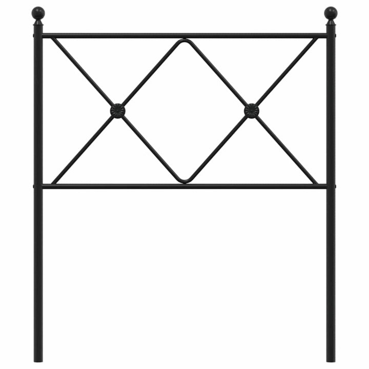 udskiftningsgavl 75 cm metal sort