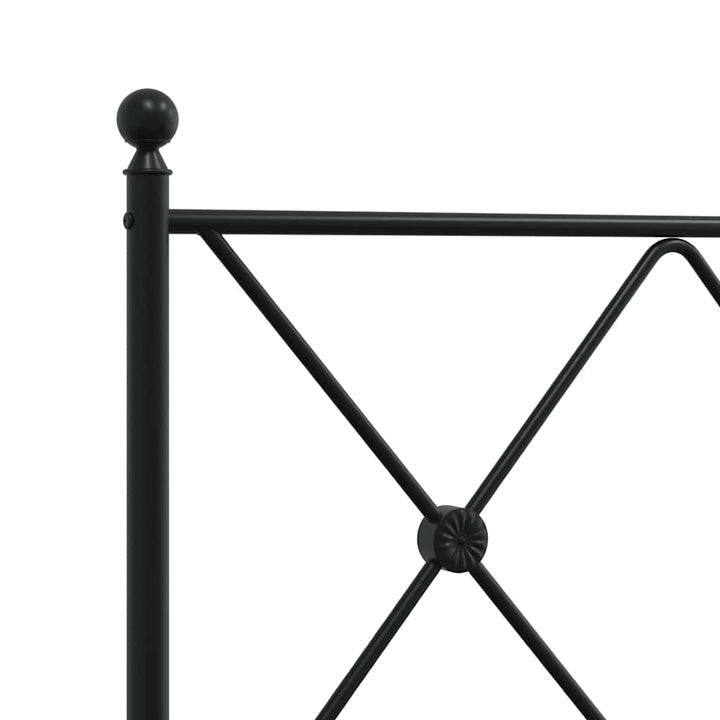 udskiftningsgavl 75 cm metal sort