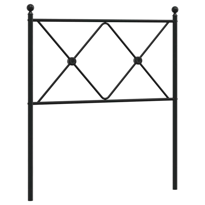 udskiftningsgavl 80 cm metal sort