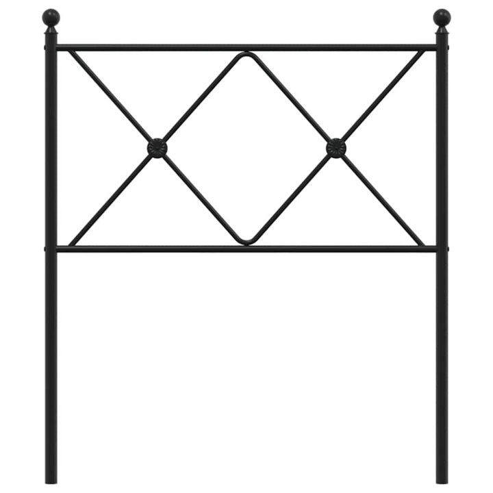 udskiftningsgavl 80 cm metal sort