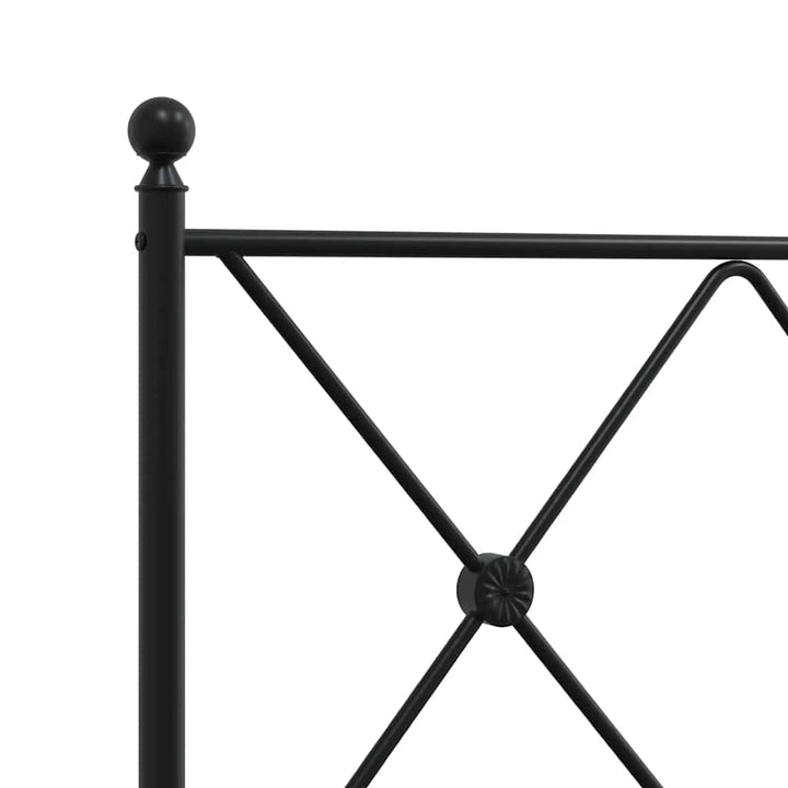 udskiftningsgavl 180 cm metal sort