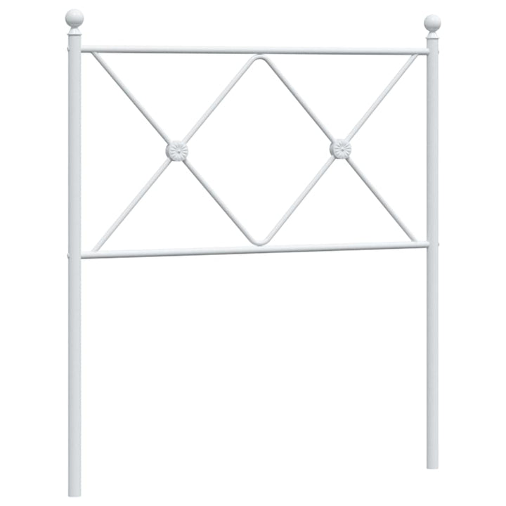udskiftningsgavl 75 cm metal hvid