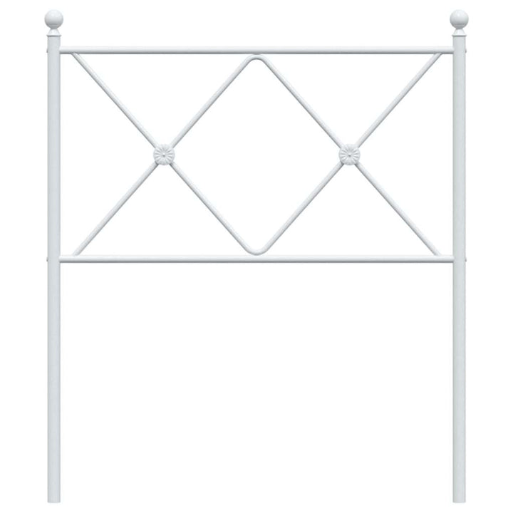 udskiftningsgavl 75 cm metal hvid