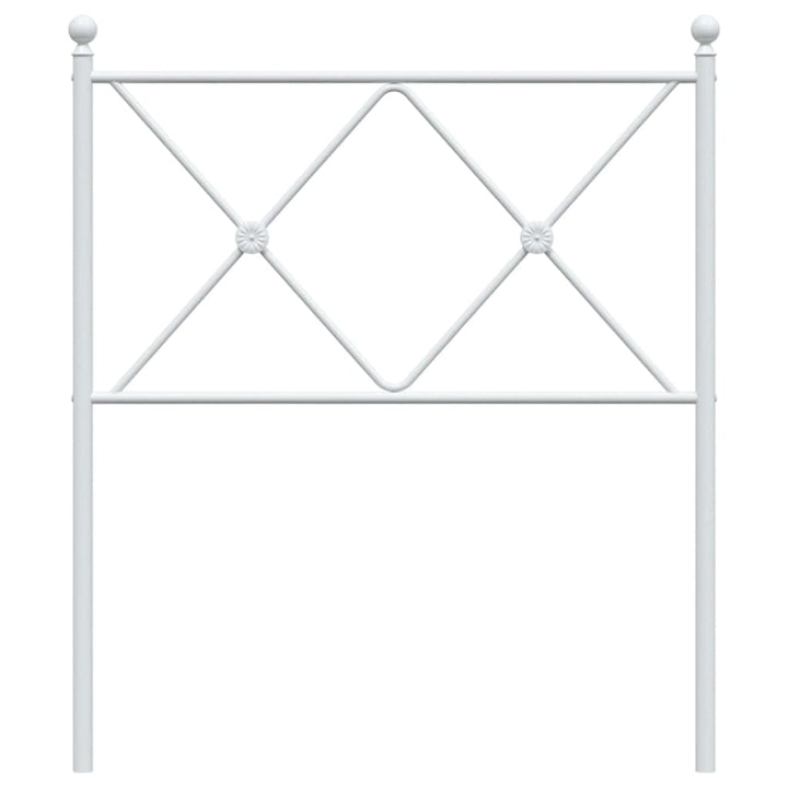 udskiftningsgavl 80 cm metal hvid