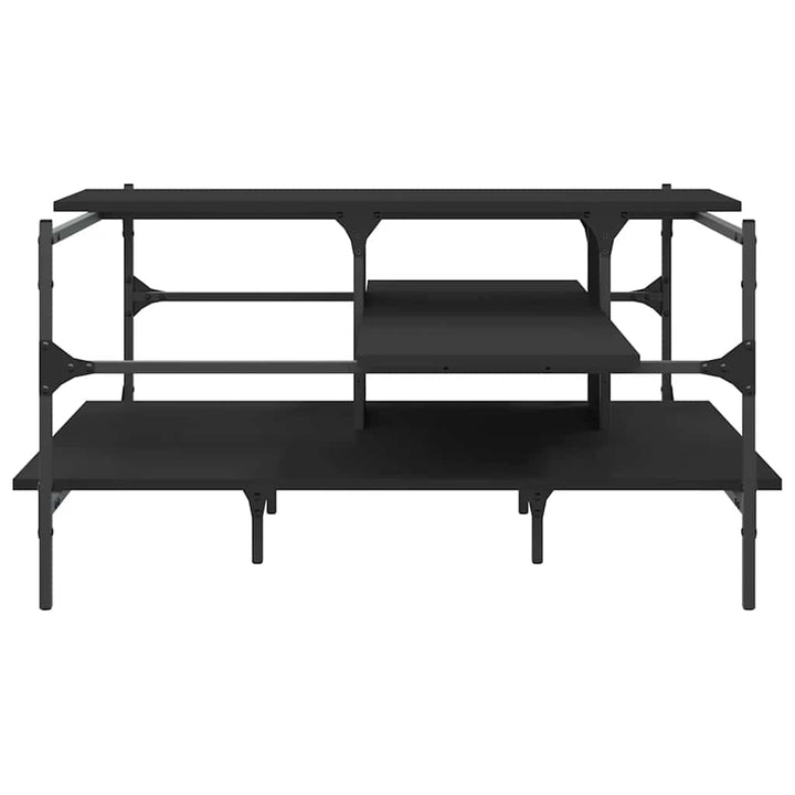 sofabord 100x100x48,5 cm konstrueret træ sort
