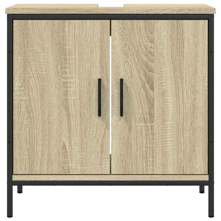 underskab til håndvask 60x30x60 cm konstrueret træ sonoma-eg