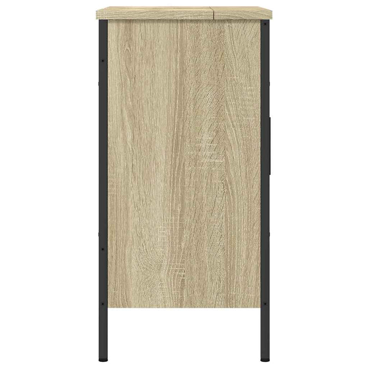 underskab til håndvask 60x30x60 cm konstrueret træ sonoma-eg