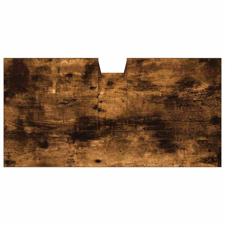 underskab til håndvask 60x30x60 cm konstrueret træ røget eg