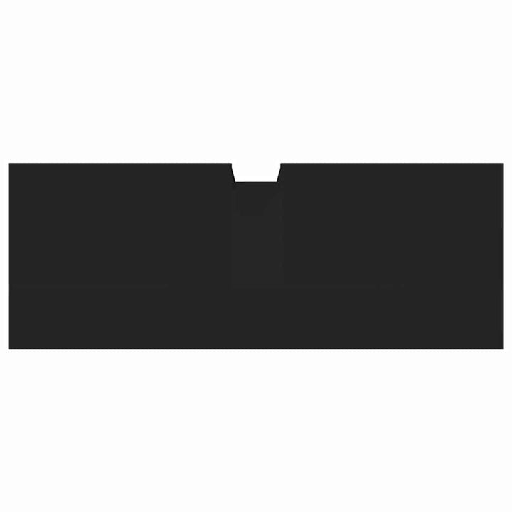 underskab til håndvask 80x30x60 cm konstrueret træ sort