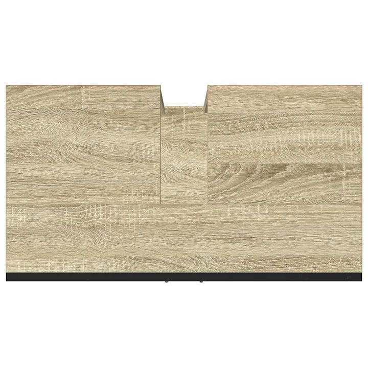 underskab til håndvask 60x33x60 cm konstrueret træ sonoma-eg